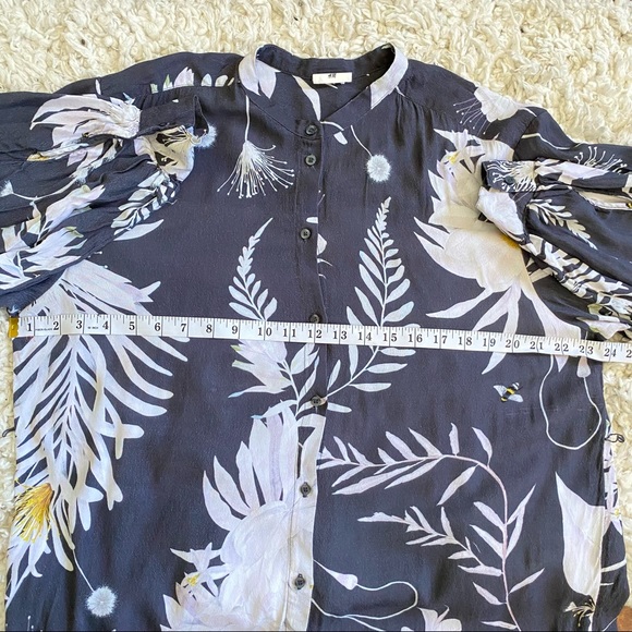 H&M x Anna Glover Floral Oversized Crepe Dress M - Picture 8 of 8